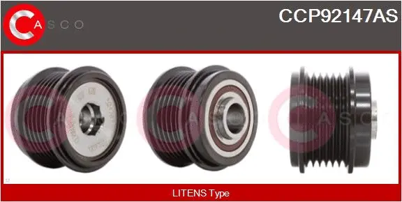 Belt Pulley, alternator (CCP92147AS)