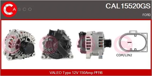 Alternator (CAL15520GS)