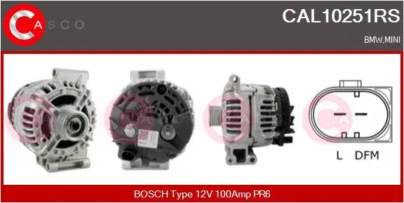 Alternator (CAL10251RS)