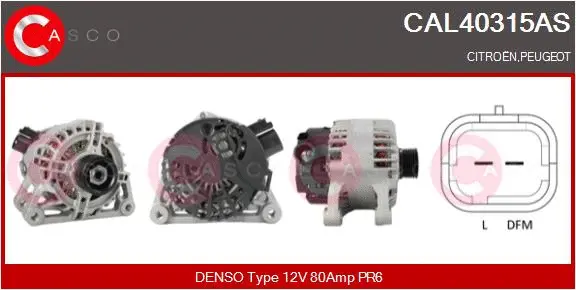 Alternator (CAL40315AS)