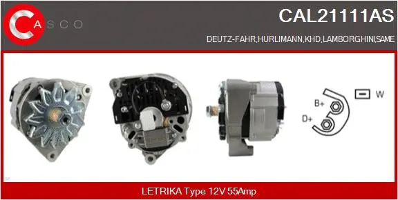 Alternator (CAL21111AS)