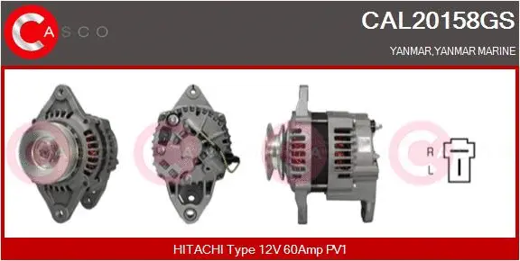 Alternator (CAL20158GS)