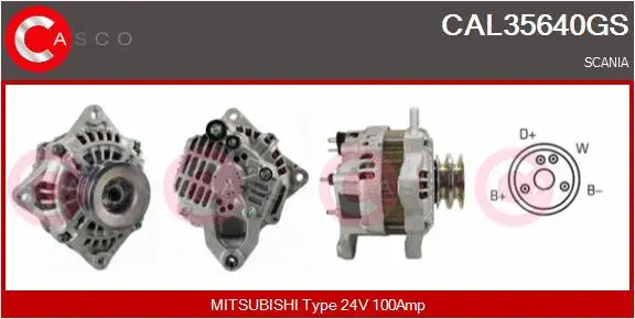 Alternator (CAL35640GS)