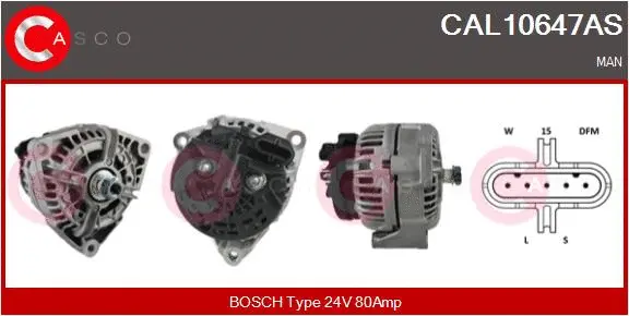 Alternator (CAL10647AS)