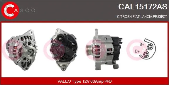 Alternator (CAL15172AS)