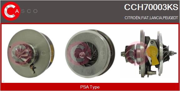 Core assembly, turbocharger (CCH70003KS)