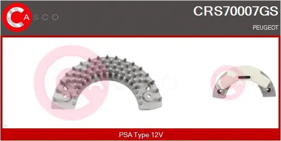 Resistor, interior blower (CRS70007GS)