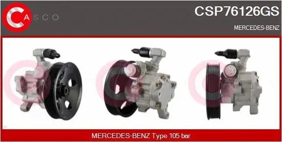 Hydraulic Pump, steering (CSP76126GS)