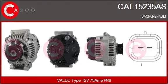 Alternator (CAL15235AS)