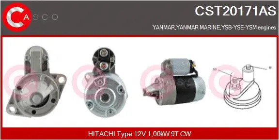 Starter (CST20171AS)