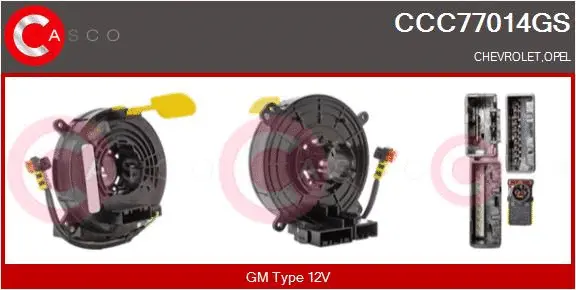 Clockspring, airbag (CCC77014GS)
