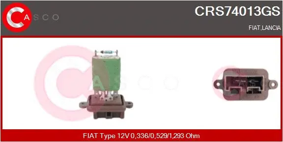 Resistor, interior blower (CRS74013GS)