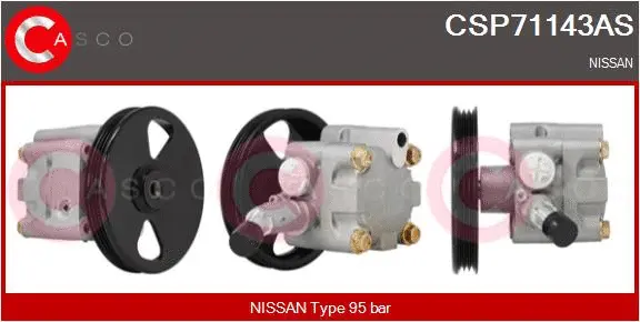 Hydraulic Pump, steering (CSP71143AS)