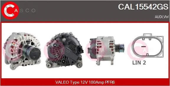 Alternator (CAL15542GS)