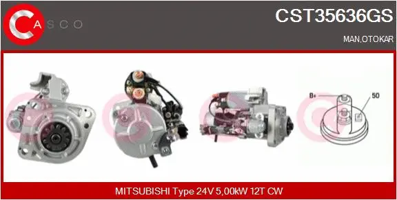 Starter (CST35636GS)