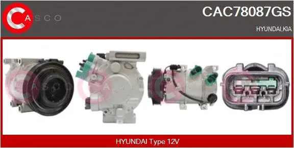 Compressor, air conditioning (CAC78087GS)