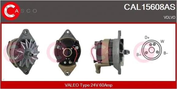 Alternator (CAL15608AS)
