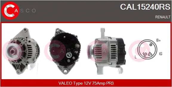 Alternator (CAL15240RS)