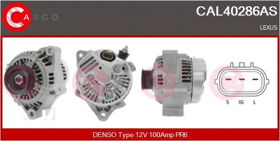 Alternator (CAL40286AS)