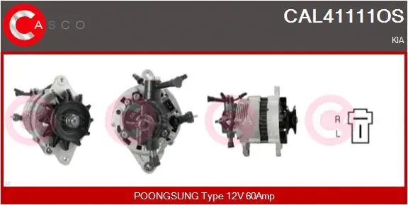 Alternator (CAL41111OS)