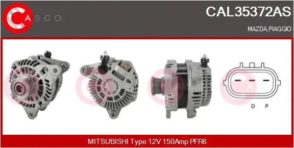 Alternator (CAL35372AS)