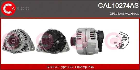Alternator (CAL10274AS)
