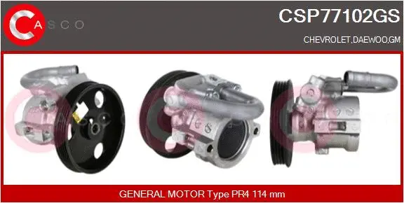 Hydraulic Pump, steering (CSP77102GS)