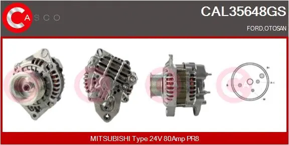 Alternator (CAL35648GS)