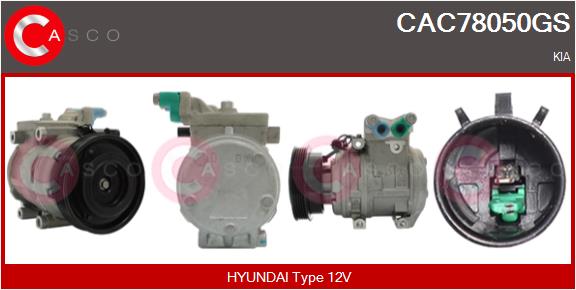 Compressor, air conditioning (CAC78050GS)