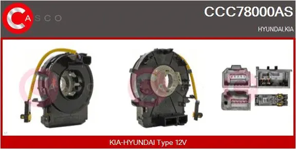 Clockspring, airbag (CCC78000AS)