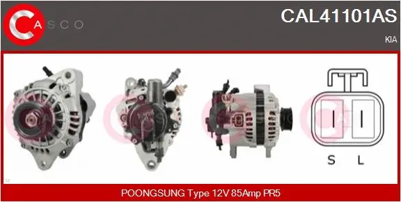 Alternator (CAL41101AS)