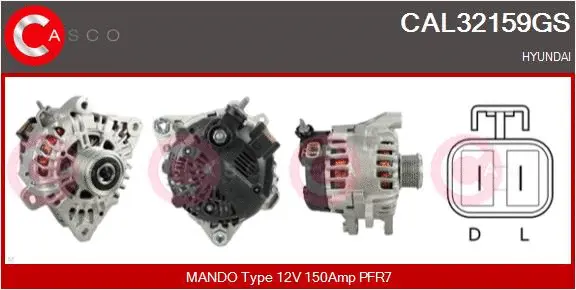 Alternator (CAL32159GS)