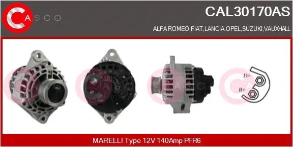 Alternator (CAL30170AS)