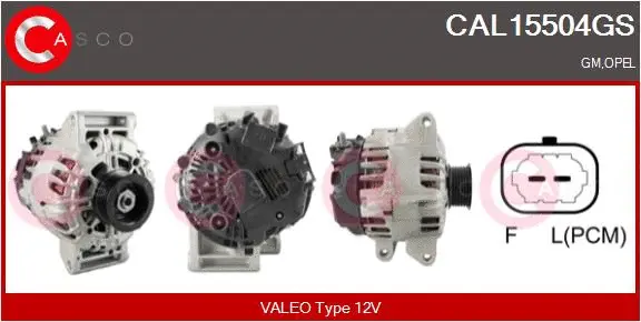 Alternator (CAL15504GS)