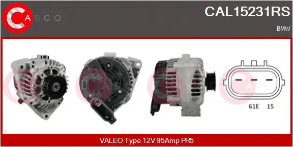 Alternator (CAL15231RS)
