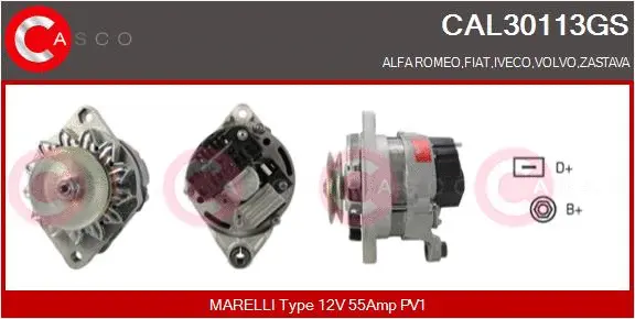 Alternator (CAL30113GS)