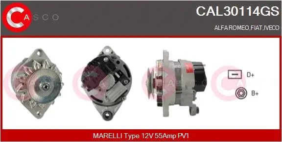Alternator (CAL30114GS)