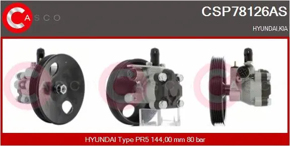 Hydraulic Pump, steering (CSP78126AS)