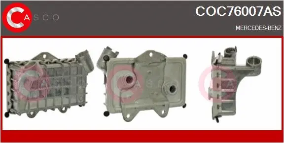 Oil Cooler, engine oil (COC76007AS)