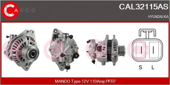 Alternator (CAL32115AS)