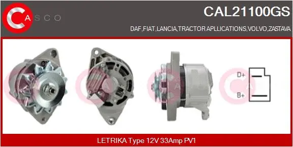 Alternator (CAL21100GS)