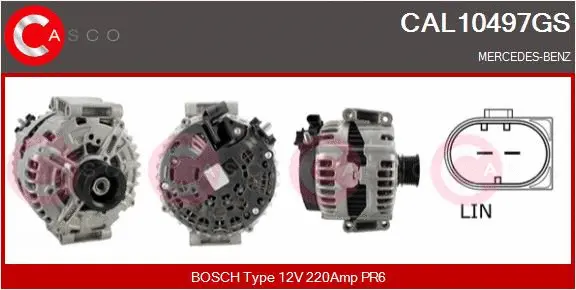 Alternator (CAL10497GS)