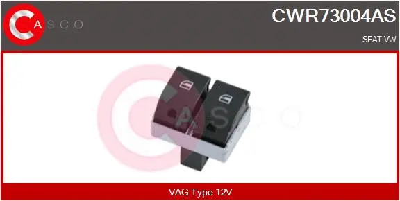 Switch, window regulator (CWR73004AS)