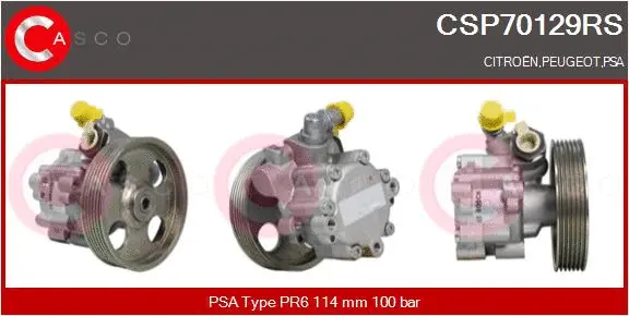 Hydraulic Pump, steering (CSP70129RS)
