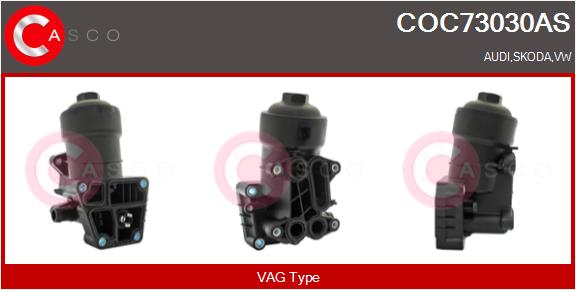 Oil Cooler, engine oil (COC73030AS)