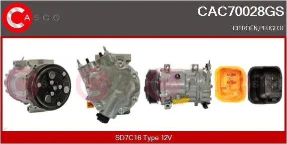 Compressor, air conditioning (CAC70028GS)