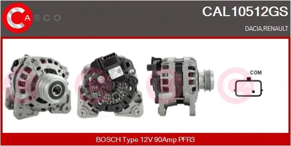 Alternator (CAL10512GS)