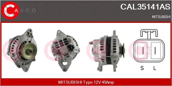 Alternator (CAL35141AS)