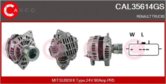 Alternator (CAL35614GS)
