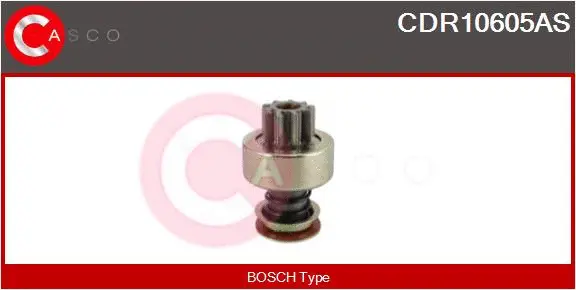 Pinion, starter (CDR10605AS)